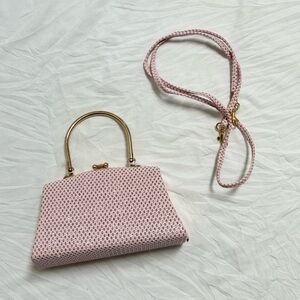 Pink glitter bag